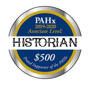 银牌历史学家PAHx协会印章2019 2020